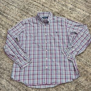 Ralph Lauren Men's classic fit performance Plaid Shirt sz XXL